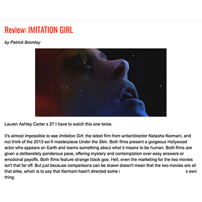 Review: IMITATION GIRL